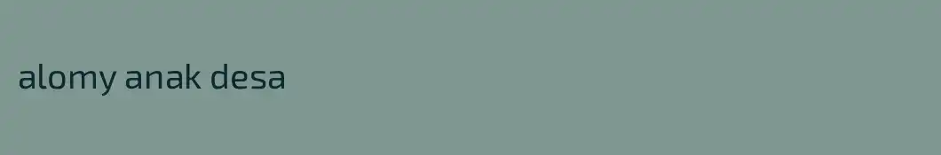 alomy anak desa